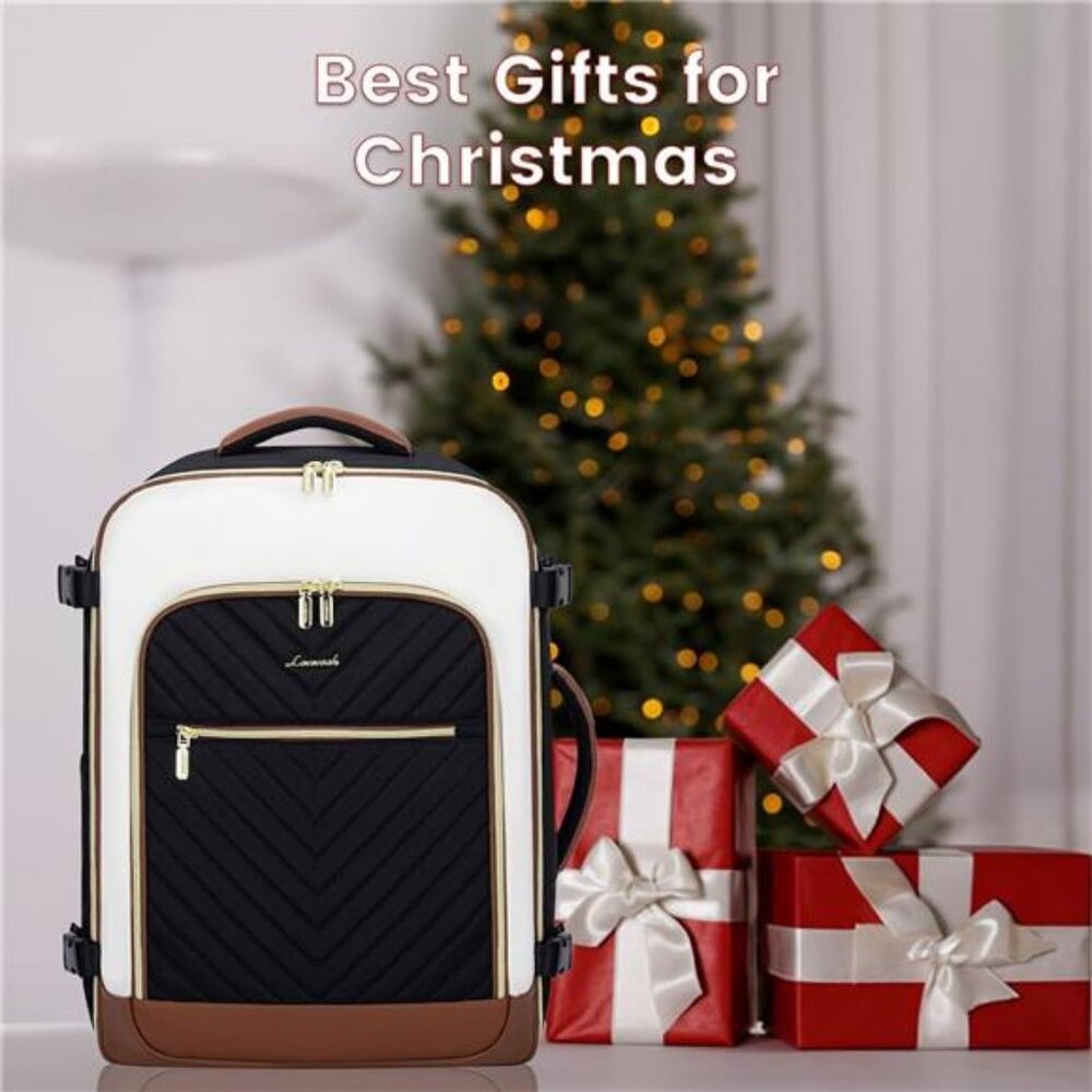 LOVEVOOK Large Travel Backpack for Women, TSA Carry on Backpack for Airplanes, - Picture 6 of 7